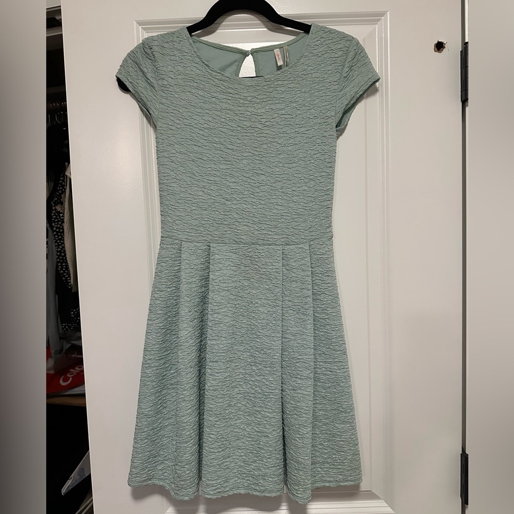 Seafoam green mini dress